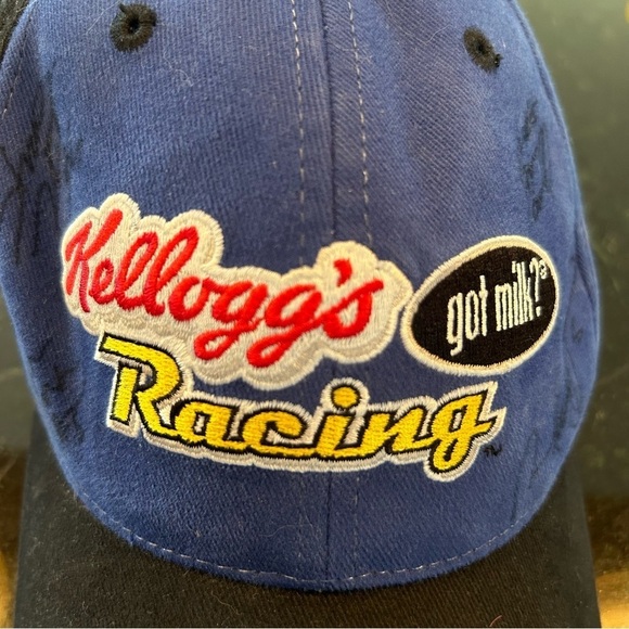 Vintage 2003 Nascar Kellogg's Racing Terry LaBonte Hat Cap Blue OSFM - Picture 4 of 14